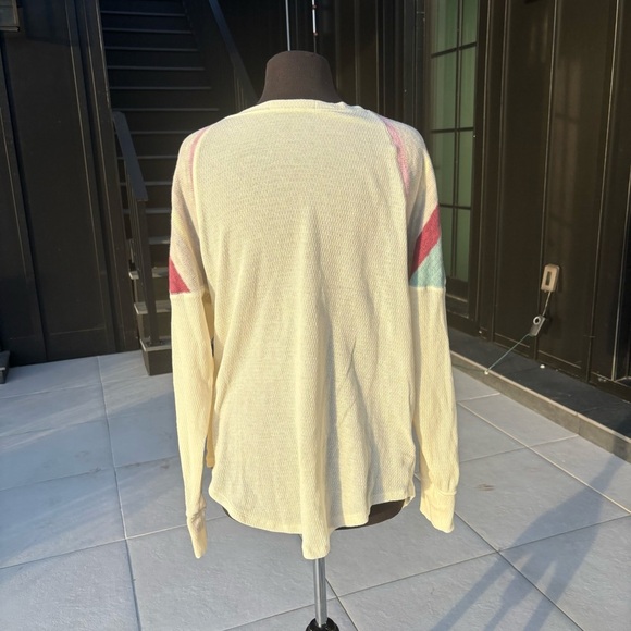 We The Free by Free People Chevron Thermal Top – Medium - Picture 2 of 4
